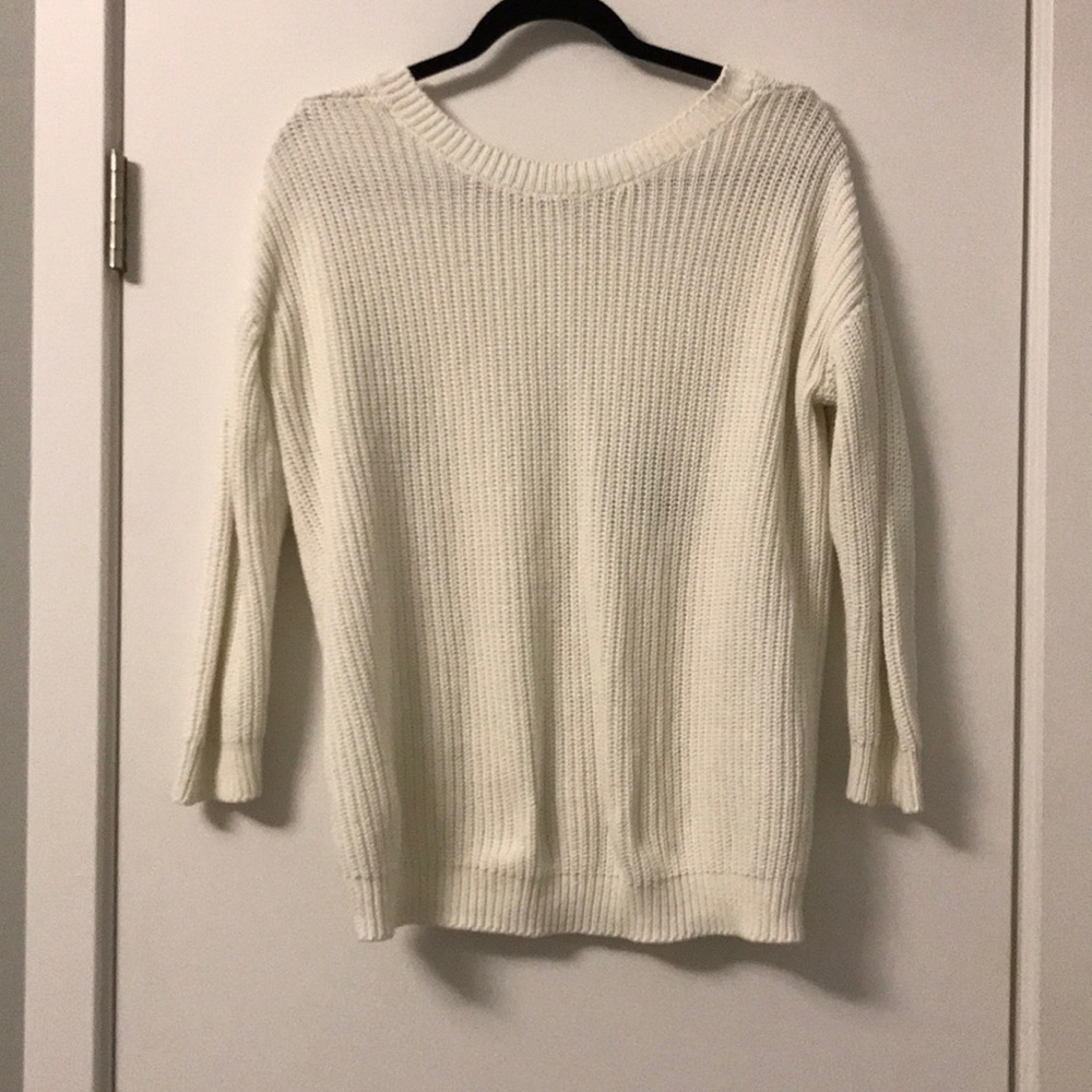 Sexy back sweater